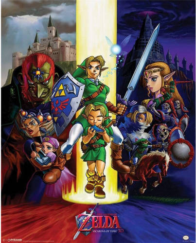 Pyramid The Legend Of Zelda Ocarina Of Time Poster 40x50cm