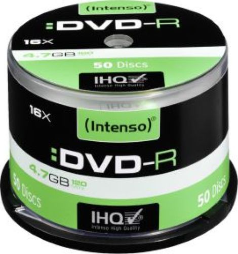 1x50 Intenso DVD-R 4.7GB 16x Speed. Cakebox