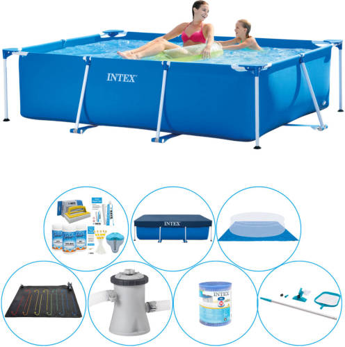 Intex Frame Pool Rechthoekig 220x150x60 Cm - Zwembad Pakket