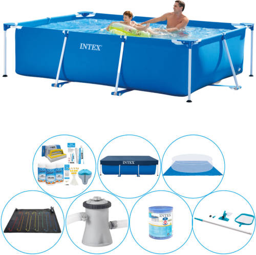 Intex Frame Pool Rechthoekig 260x160x65 Cm - Zwembad Pakket