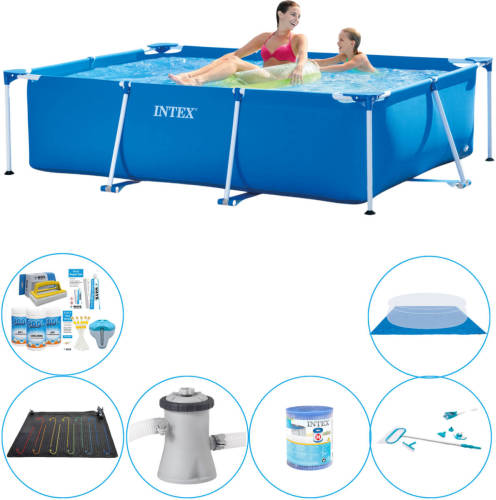 Intex Frame Pool Rechthoekig 220x150x60 Cm - 7-delig - Zwembad Set