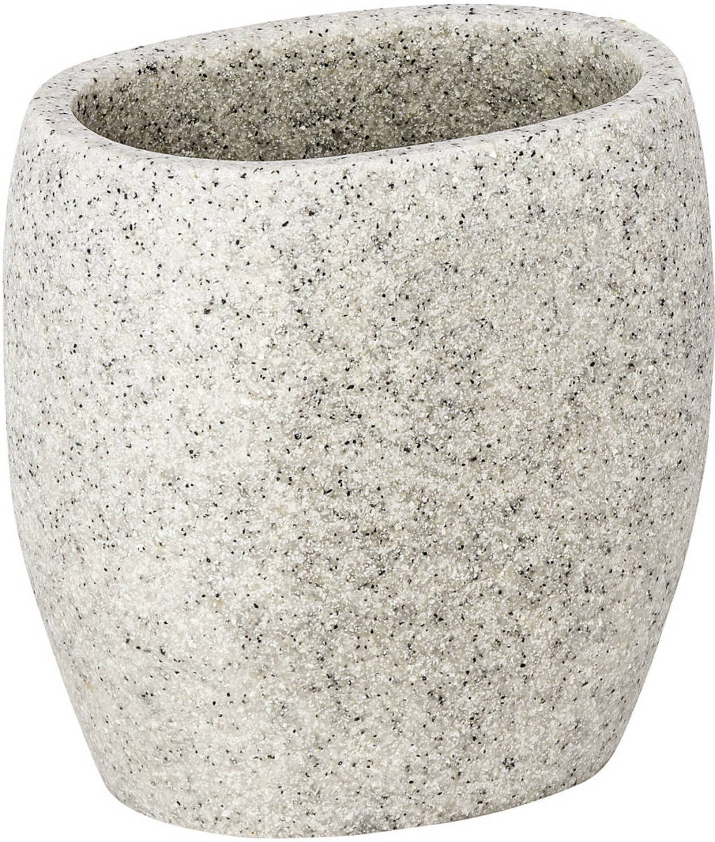 Wenko Tandenborstelhouder Puro 6,5 X 9,4 Cm Polyresin Grijs