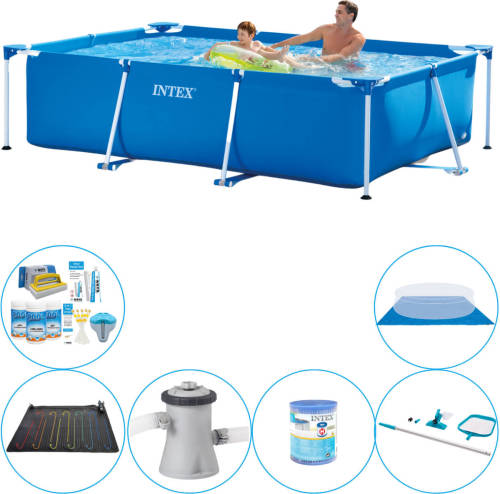 Intex Frame Pool Rechthoekig 260x160x65 Cm - 7-delig - Zwembad Pakket