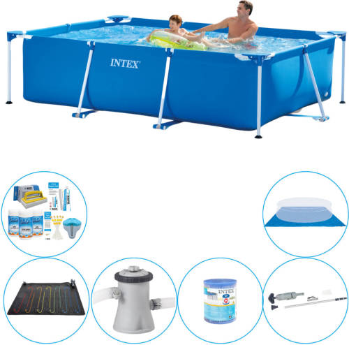 Intex Frame Pool Rechthoekig 260x160x65 Cm - 7-delig - Zwembad Deal