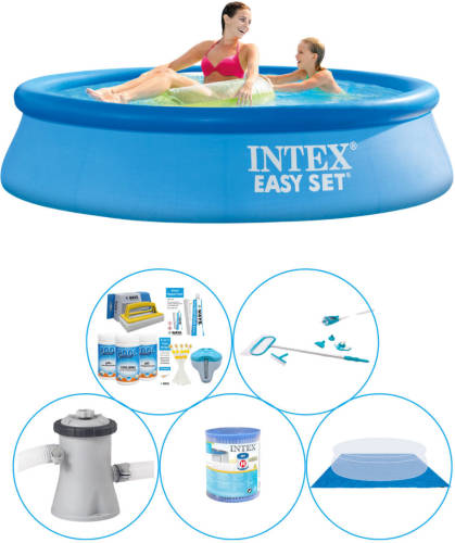 Zwembad Inclusief Accessoires - 6-delig - Intex Easy Set Rond 244x61 Cm