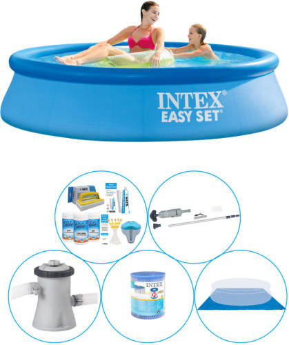 Zwembad Super Deal - 6-delig - Intex Easy Set Rond 244x61 Cm