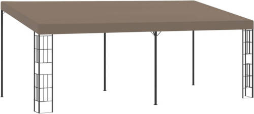 VidaXL Wandprieel 6x3 M Stof Taupe