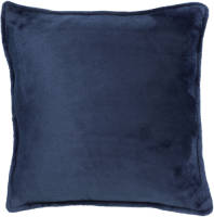 Dutch Decor Cilly - Sierkussen Van Fleece Insignia Blue 45x45 Cm