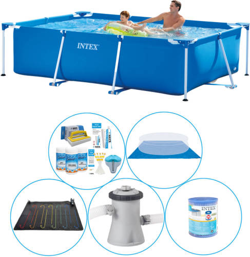 Intex Frame Pool Rechthoekig 260x160x65 Cm - 6-delig - Zwembad Plus Accessoires