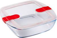 Pyrex Vershoudbakje Cook & Heat 2,2 Liter Glas Transparant