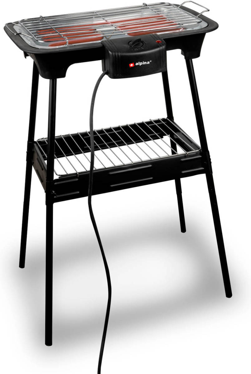 Alpina Bbq - Elektrisch - 2-in-1 - Binnen En Buiten - 2000w