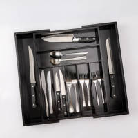 Decopatent ® Uitschuifbaar Bestekbak - Besteklade - 7 Vaks ->