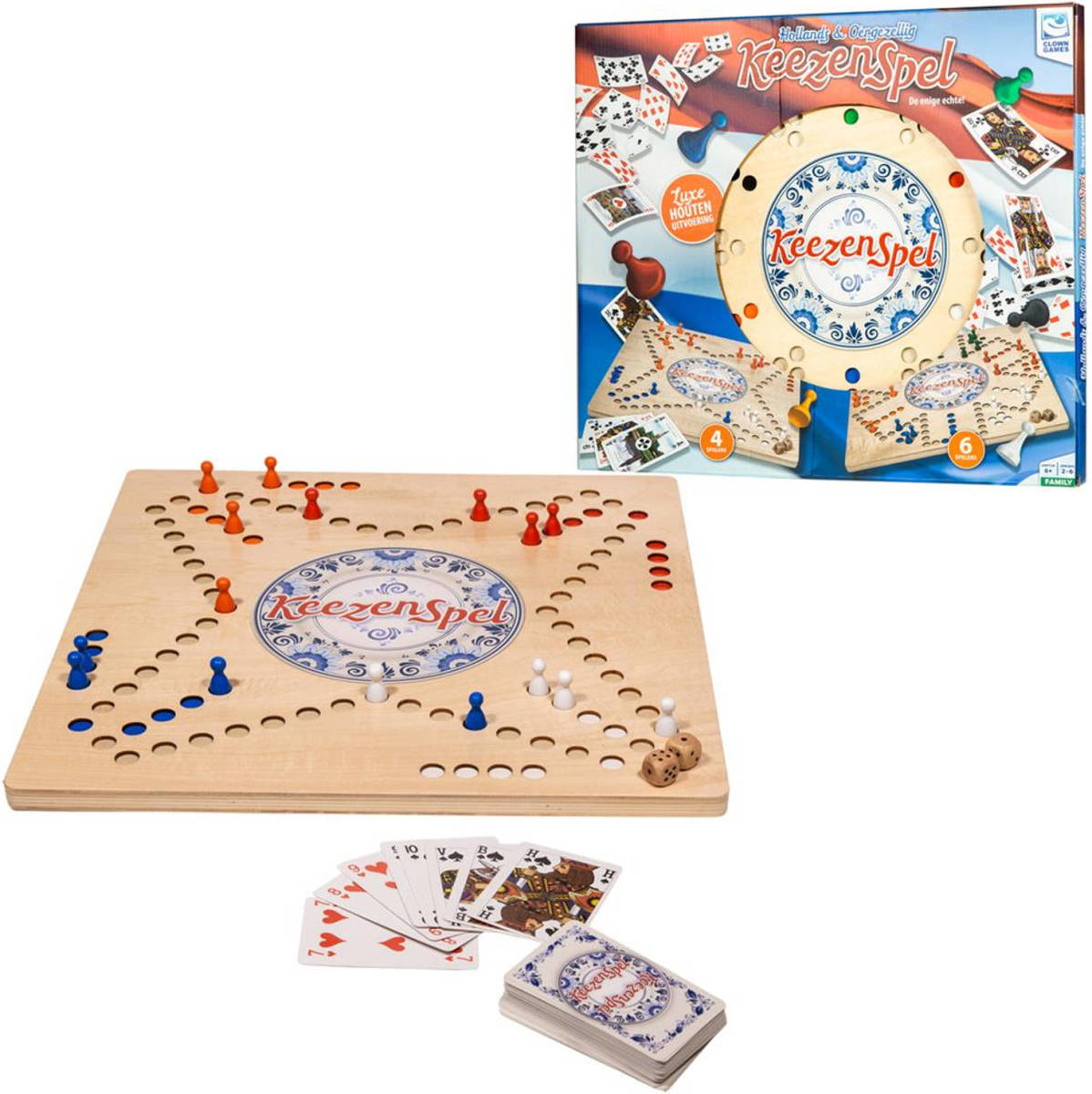 Clown Games Houten Keezenspel