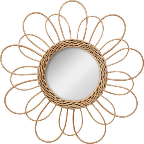 Atmosphere - Ronde Spiegel - Rotan - 38 Cm