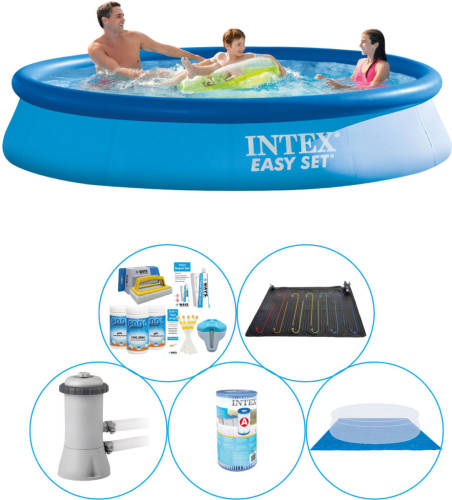 Zwembad Combi Deal - 6-delig - Intex Easy Set Rond 366x76 Cm