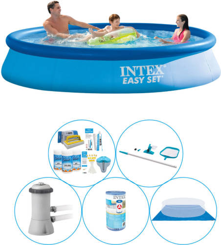 Zwembad Met Accessoires - 6-delig - Intex Easy Set Rond 366x76 Cm