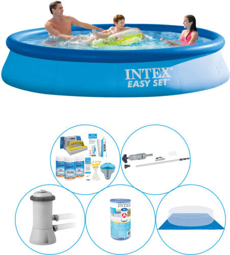 Zwembad Super Deal - 6-delig - Intex Easy Set Rond 366x76 Cm