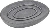 Wenko Zeephouder Pebble Stone 12 X 2.2 X 10 Cm Keramiek Grijs