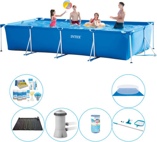 Intex Frame Pool Rechthoekig 450x220x84 Cm - 7-delig - Zwembad Pakket