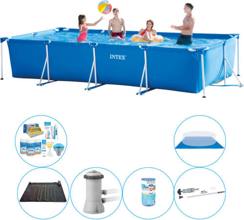 Intex Frame Pool Rechthoekig 450x220x84 Cm - 7-delig - Zwembad Deal