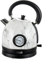MOA Waterkoker Retro Wit Marmer 1.8 Liter - Elektrisch - Rvs - Ek3tm