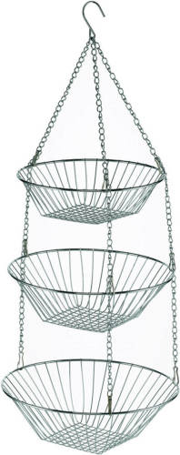 Kela Mandenset Loop Staal 73 X 30 Cm Zwart 3-delig