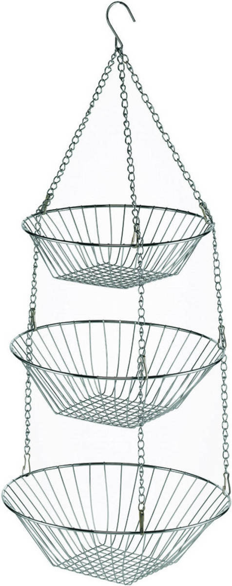 Kela Mandenset Loop Staal 73 X 30 Cm Zwart 3-delig