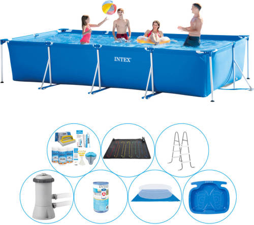 Intex Frame Pool Rechthoekig 450x220x84 Cm - 8-delig - Zwembad Super Deal