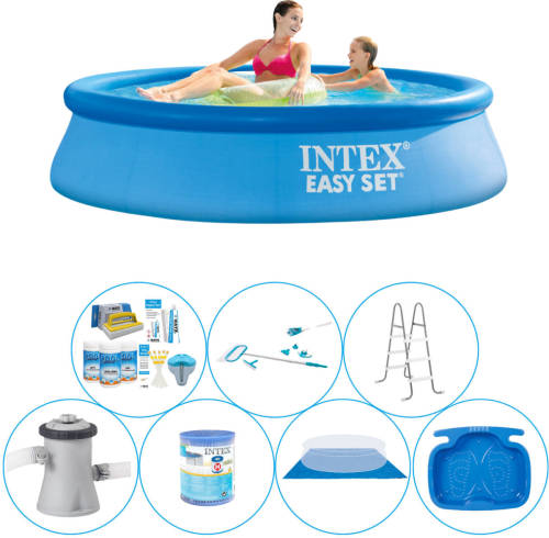 Intex Easy Set Rond 244x61 Cm - 8-delig - Alles In 1 Zwembad Pakket