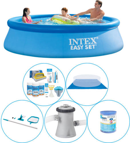 Intex Easy Set Rond 305x76 Cm - 6-delig - Zwembad Combi Deal