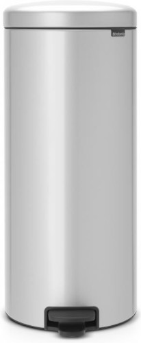 Brabantia newIcon prullenbak - 30 liter - metallic grijs