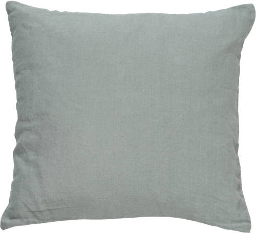 Dutch Decor Linn - Kussenhoes Linnen Micro Chip 45x45 Cm - Grijs