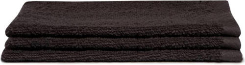 Seahorse Pure Washand - 3 Stuks - Basalt
