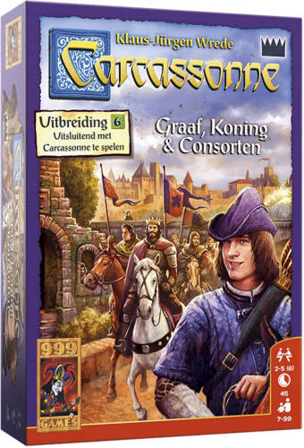 999 Games Carcassonne: Graaf, Koning En Consorten Bordspel
