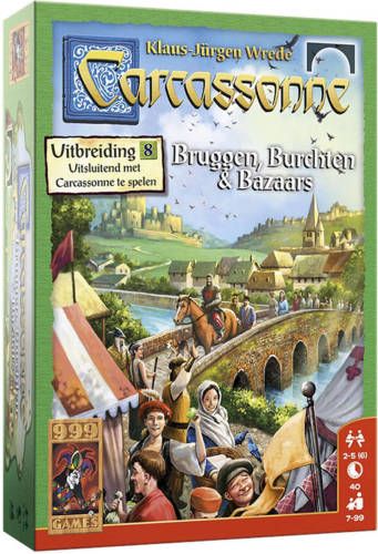 999 Games Carcassonne: Bruggen, Burchten En Bazaars
