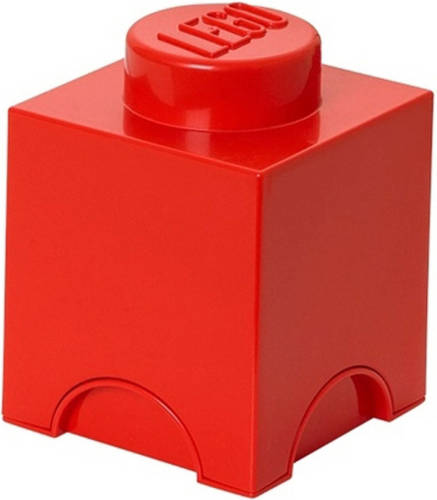 LEGO Brick 1 Opbergbox - Rood