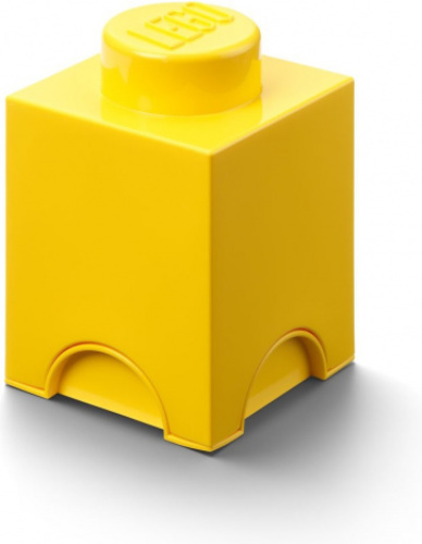 LEGO Brick 1 Opbergbox - Geel