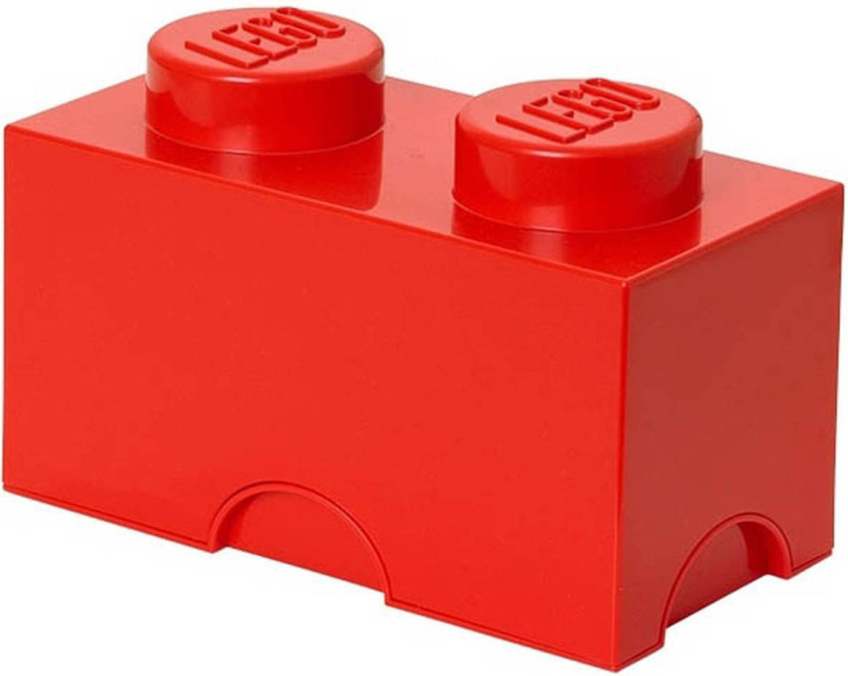 LEGO Brick 2 Opbergbox - Rood