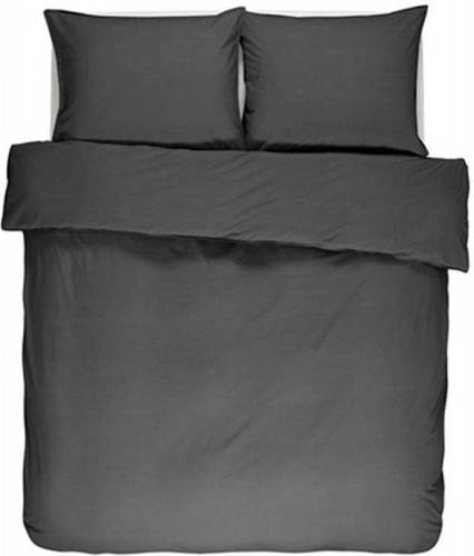 Essenza Guy Dekbedovertrek - 100% Katoen - 2-persoons (200x200/220 Cm + 2 Slopen) - 2 Stuks (60x70 Cm) - Grijs