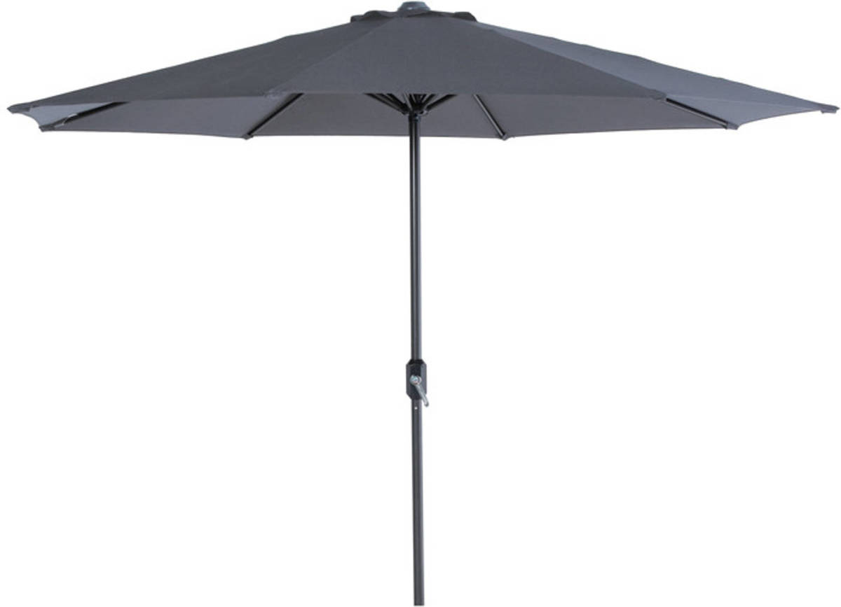 Garden Impressions Lotus Parasol Ø300 Cm - Donker Grijs