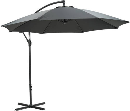 Garden Impressions Athene Zweefparasol Ø300 Cm Donker Grijs