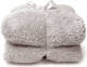 Unique Living Teddy Fleece Plaid - Fleece Polyester - 150x200 Cm - Pebble