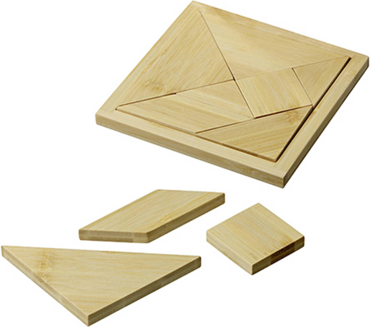 Philos Tangram Bamboe 155 X 155 Mm