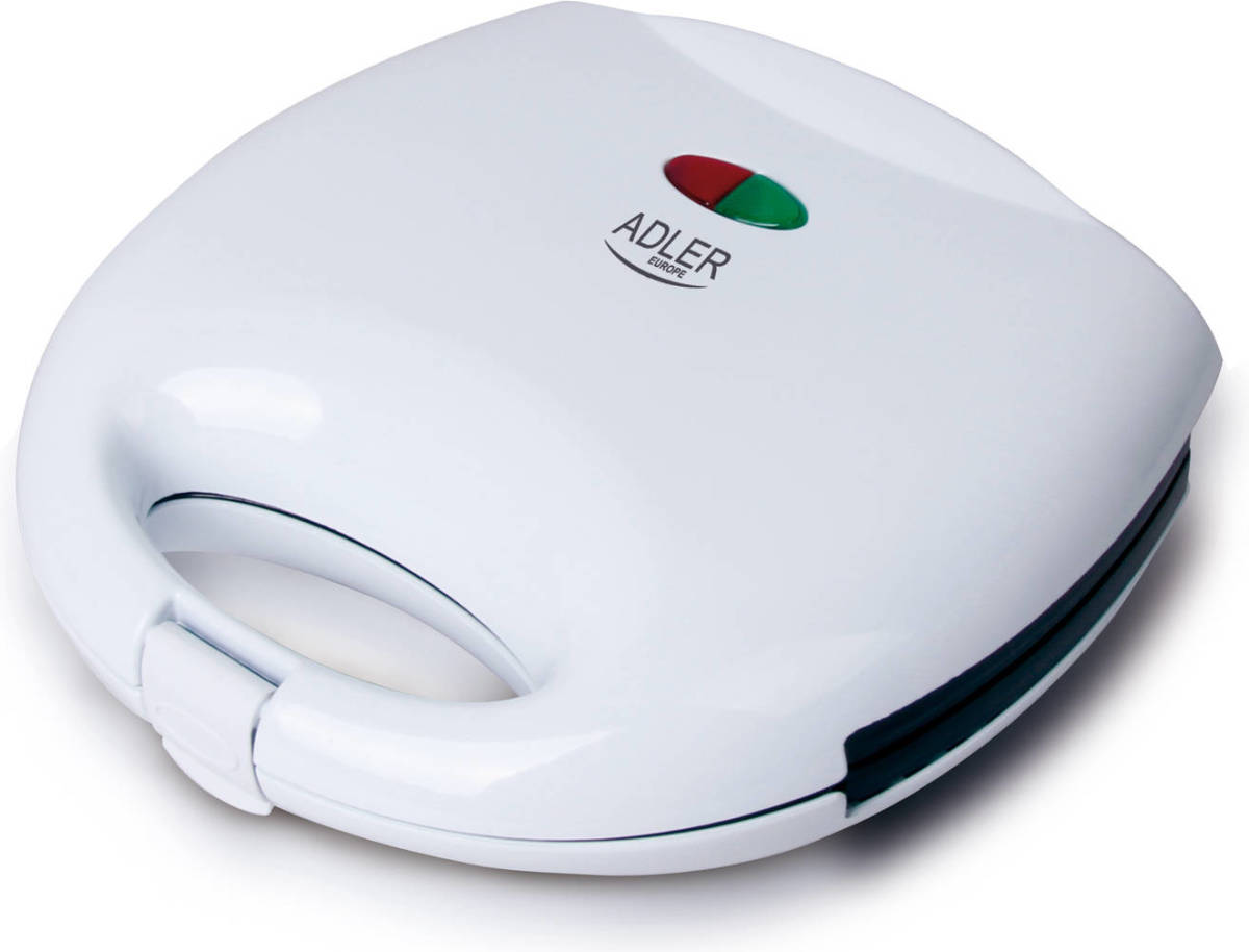 Adler Ad 301 - Tosti Apparaat - Wit - 750 Watt