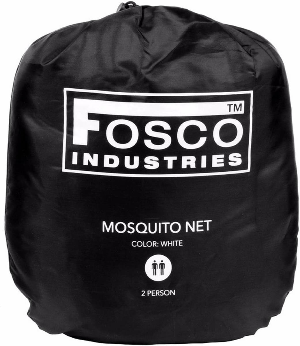 Fosco Wit Klamboe Muskietennet 2 Personen - Klamboes