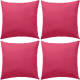 VidaXL Buitenkussens 45x45 Cm Roze 4 St