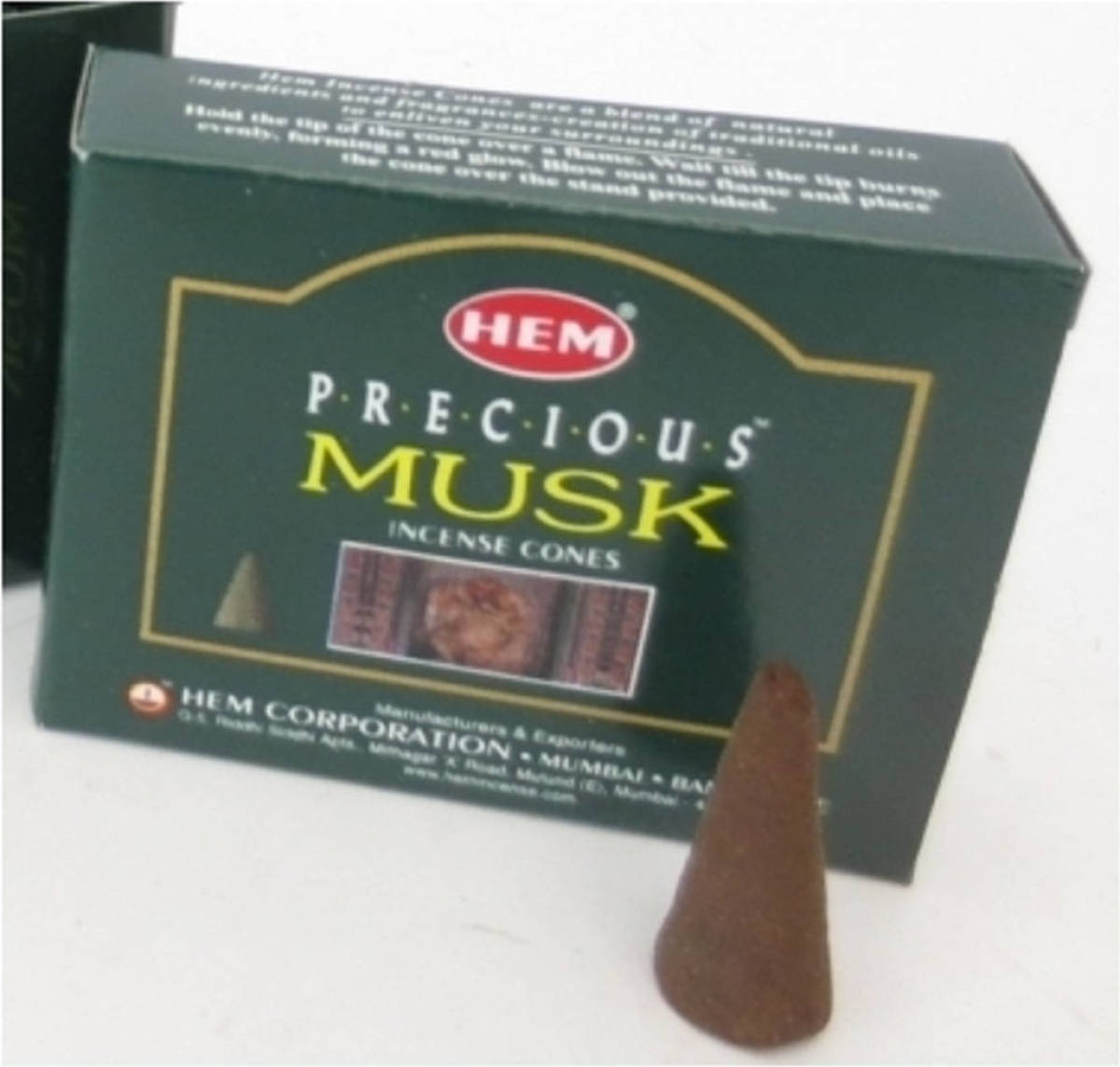 Hem Wierook Kegeltjes Musk - Wierookstokjes