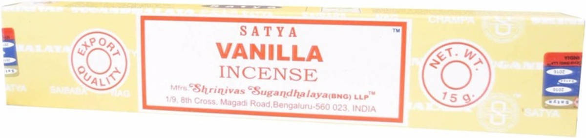 Nag Champa Wierook Vanilla 15 Gram - Wierookstokjes