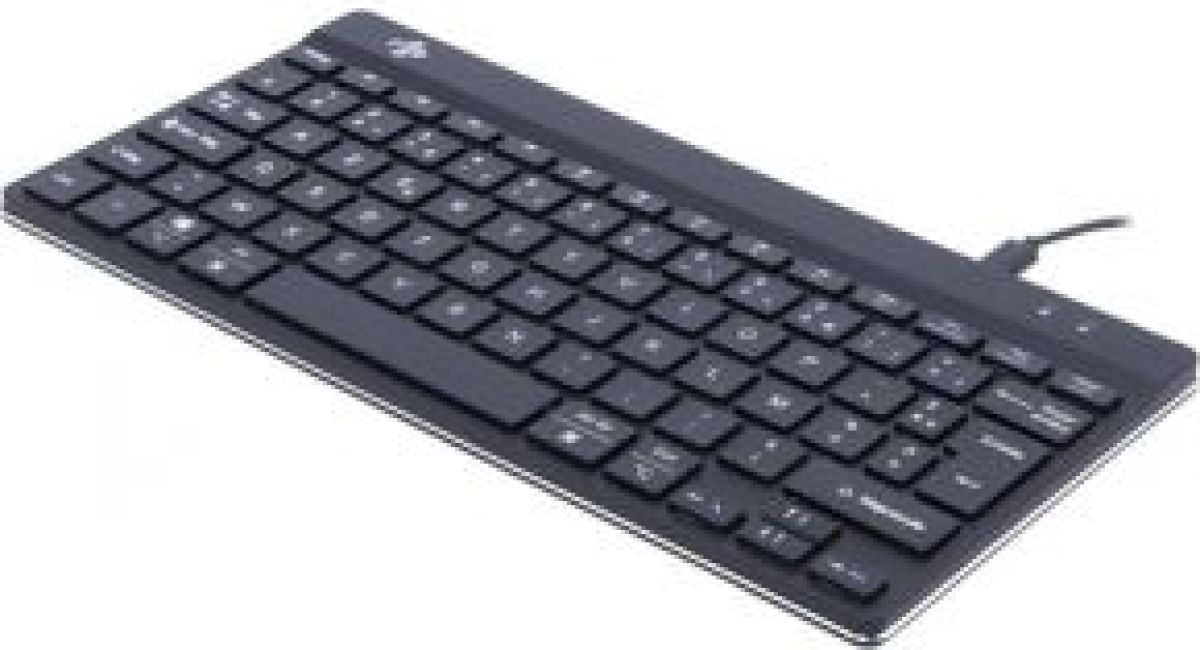 R-Go Tools R-Go Compact Break Toetsenbord, AZERTY (FR), zwart, bedraad