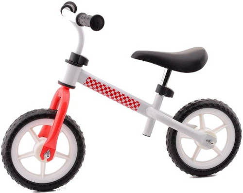 Johntoy My First Bike 12 Inch Junior Wit/rood